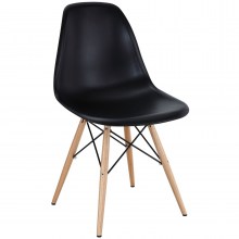 Black-Dining-Room-Chair-with-Wood-Legs-1