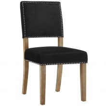 Black-Velvet-Polyester-Upholstered-Chair-1