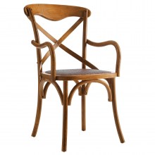 Elm-Wood-Rattan-Dining-Armchair-in-Walnut-1