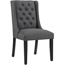 Tufted-Upholstered-Fabric-Chair-in-Gray-1